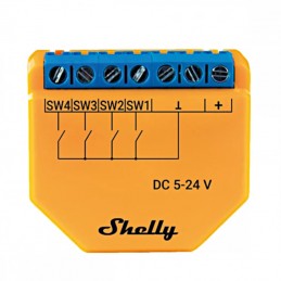 Shelly plus i4 gelijkstroom