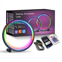 Lampe annulaire LED Tuya...