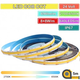COB CCT LED Strip DC24V med...