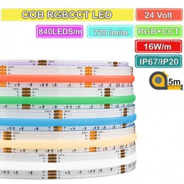 Taśma LED COB RGBCCT z 840...